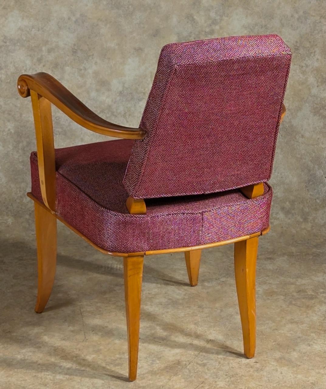 Mid-20th Century Attributed to Pierre Lardin, pair of armchairs For Sale