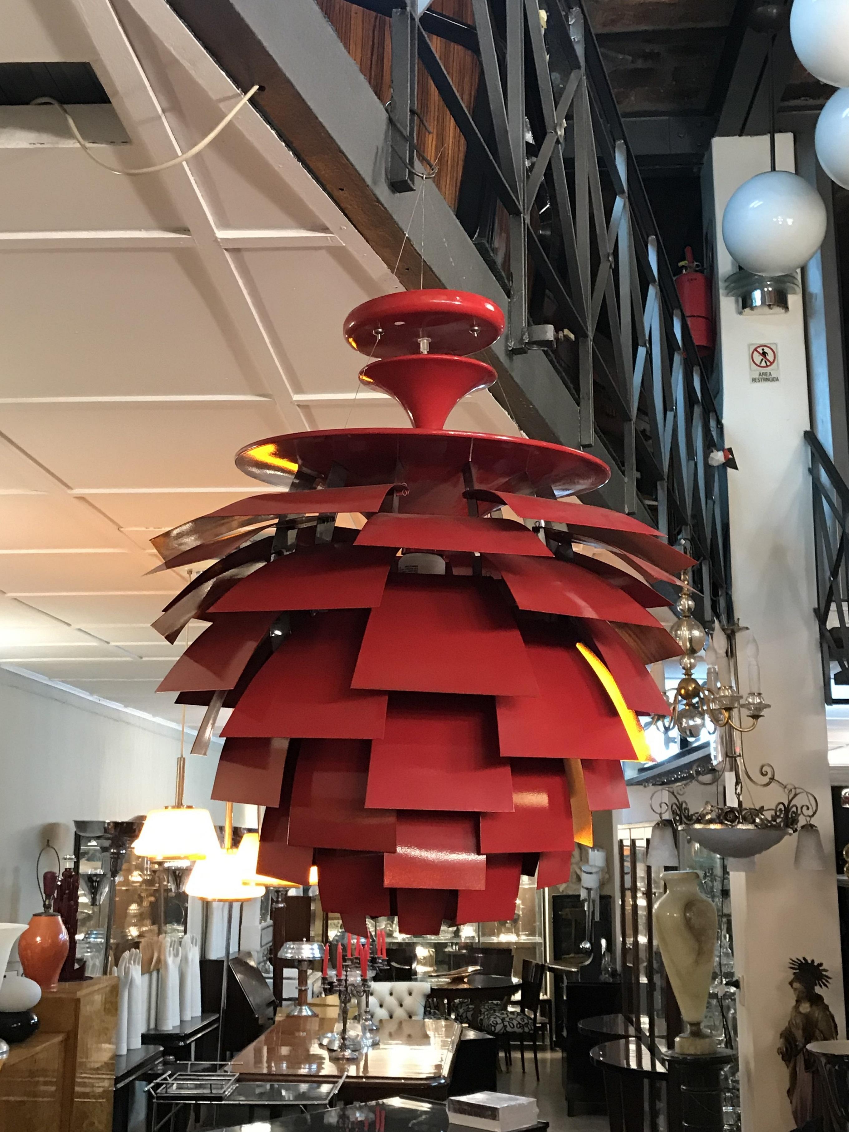 Mid-Century Modern Attributed to Poul Henningsen  Artichoke, 1957 For Sale