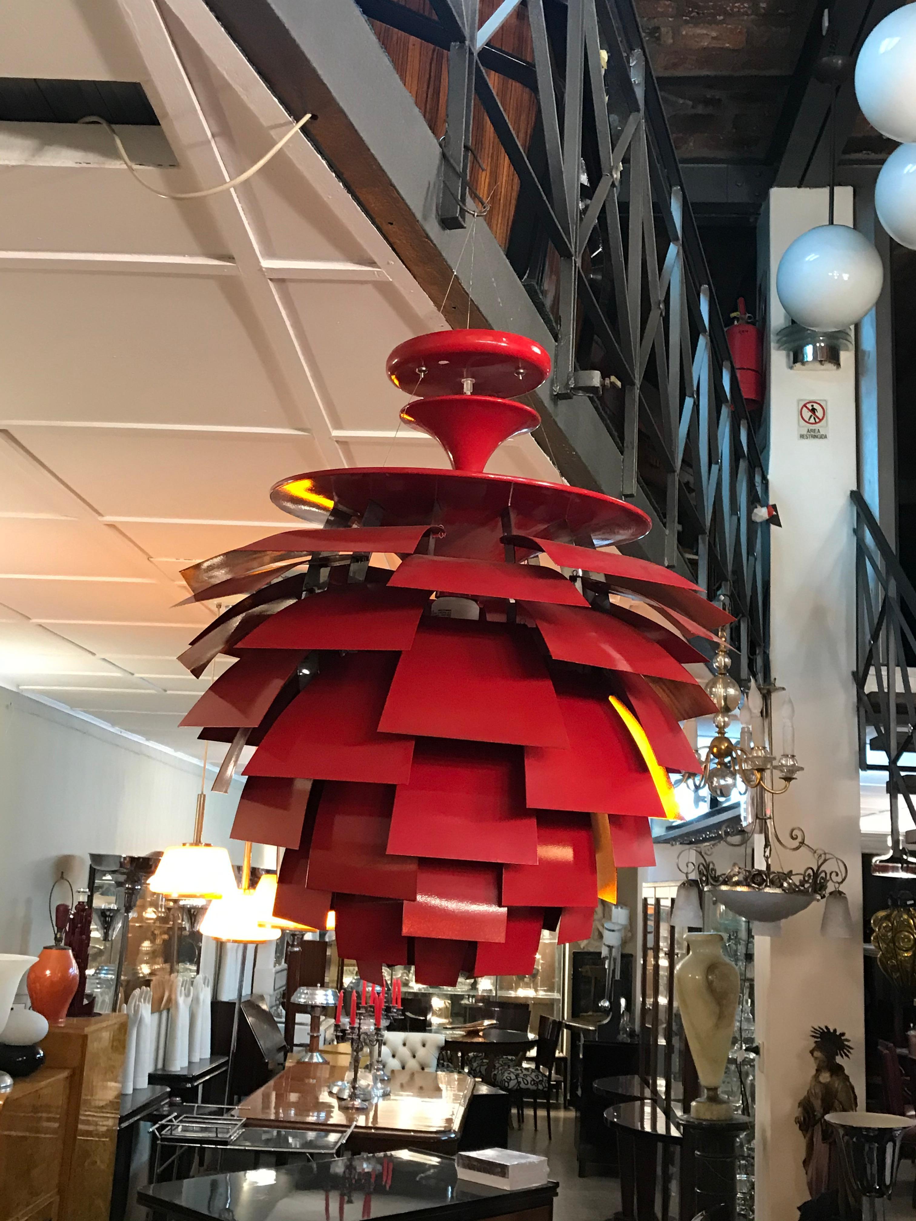 Hanging Lamp, 1957 In Good Condition For Sale In Ciudad Autónoma Buenos Aires, C