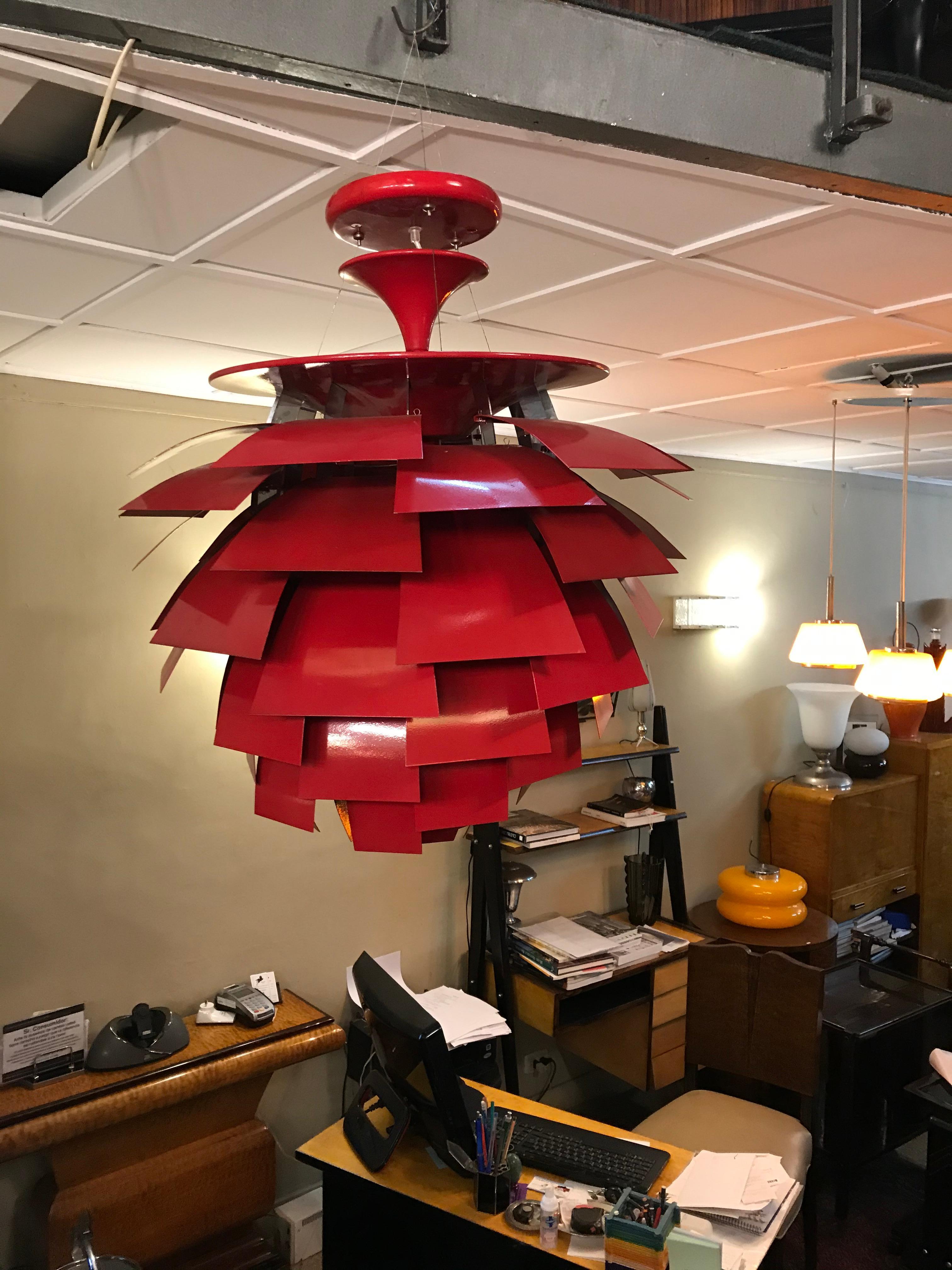 Mid-20th Century Hanging Lamp, 1957 For Sale