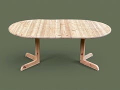 Attributed to Rainer Daumiller, Extendable Dining Table, Pine, Denmark, 1970s