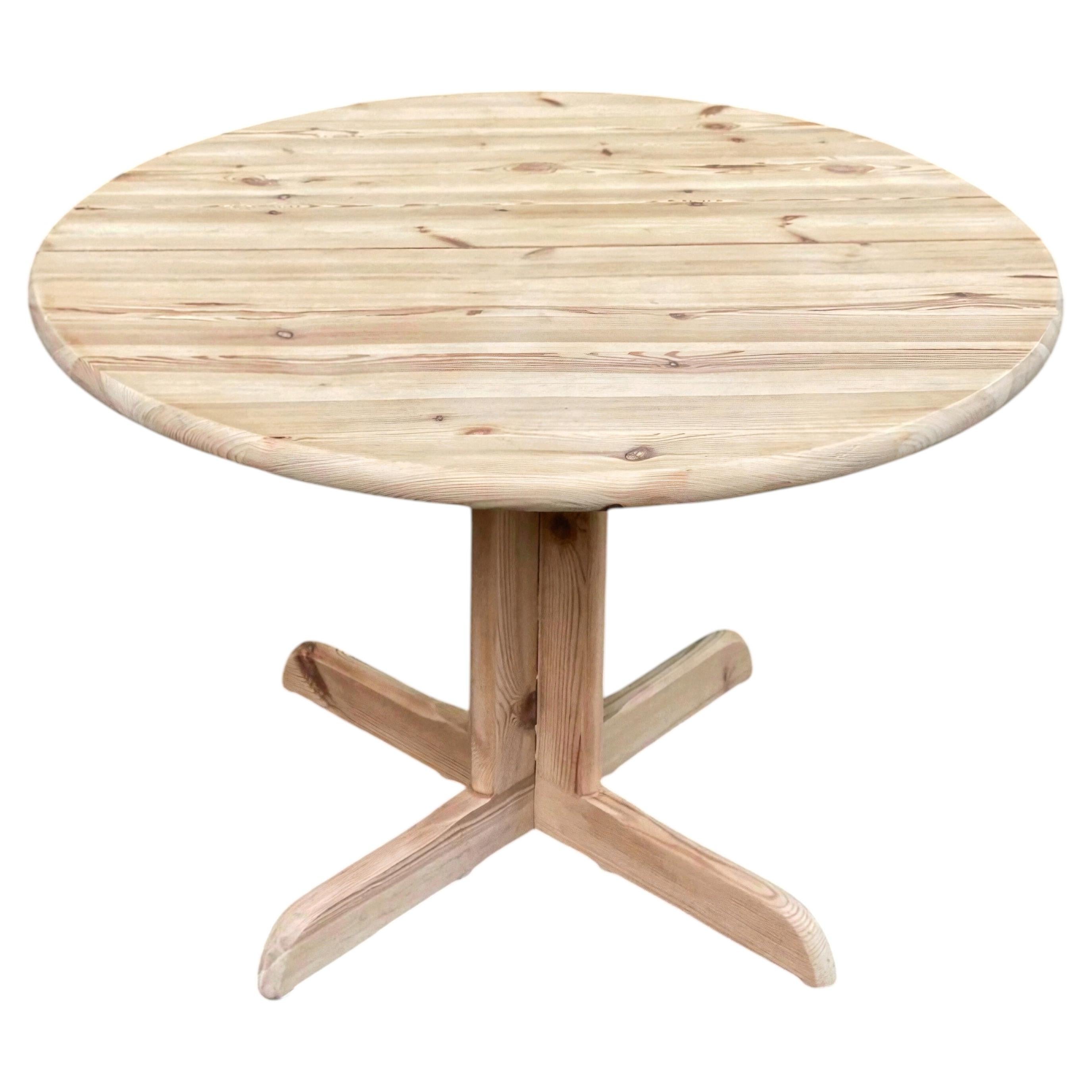 Attributed to Rainer Daumiller, Extendable Dining Table, Pine, Denmark, 1970s For Sale