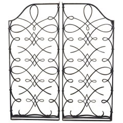 Vintage Attributed to Rene Prou and Raymond Subes Pair of Grilles/Gates