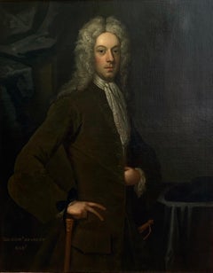 Attributed to Sir Godfrey Kneller 'Portrait of Sir Edward Stanley'