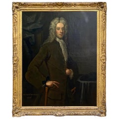 Attribué à Sir Godfrey Kneller "Portrait de Sir Edward Stanley"