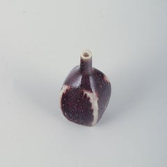 Attributed to Stig Lindberg, miniature stoneware vase, for Gustavsberg Studio.