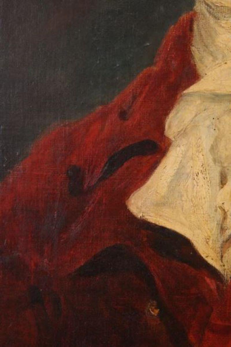 Dem Studio von Sir Joshua Reynolds, PRA, FRS, FRSA (Brite, 1723-1792)Porträt von Sir Abraham Hume, 2. Bt (1749-1838) in halber Länge, mit rotem Mantel Öl auf Leinwand 68 x 56 cmFußnote: Provenienz: East Anglian Private Collection, seit vor 1993