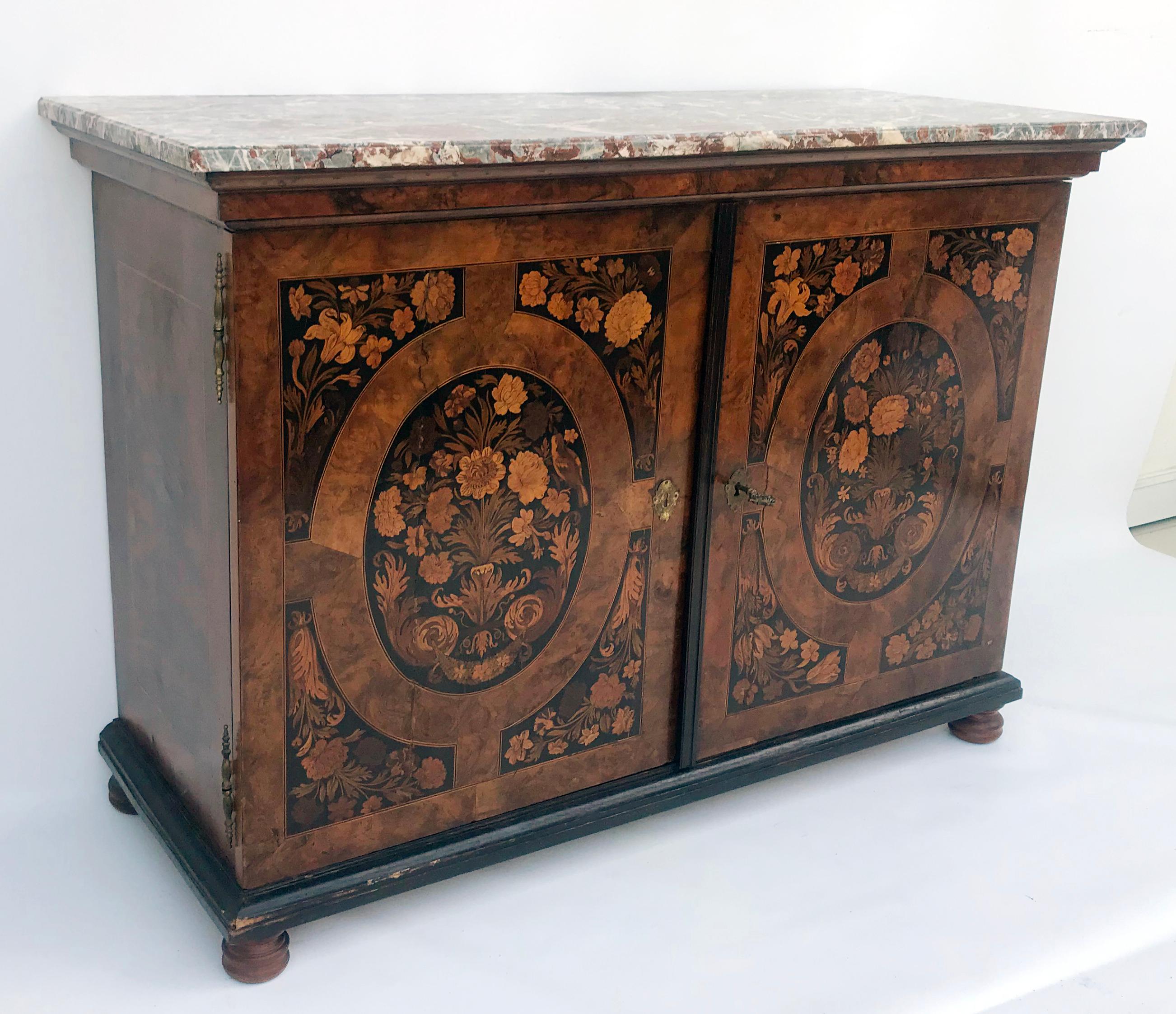 French Attributed to Thomas Hache, Baroque Sideboard, Grenoble, France, 1740s