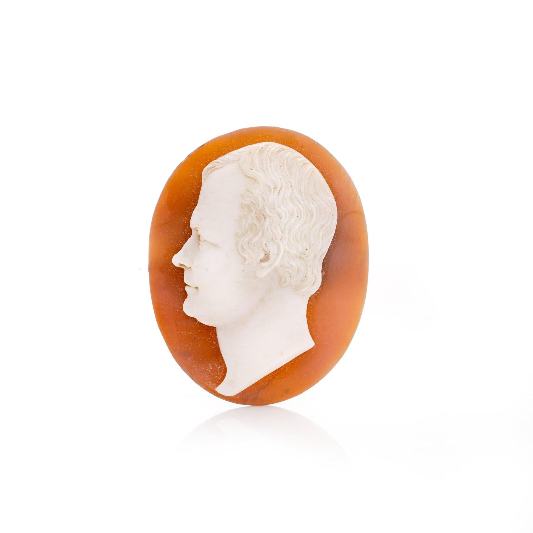 Femenino o masculino Atribuido a Tomasso Saulini placa broche camafeo de cornalina en venta