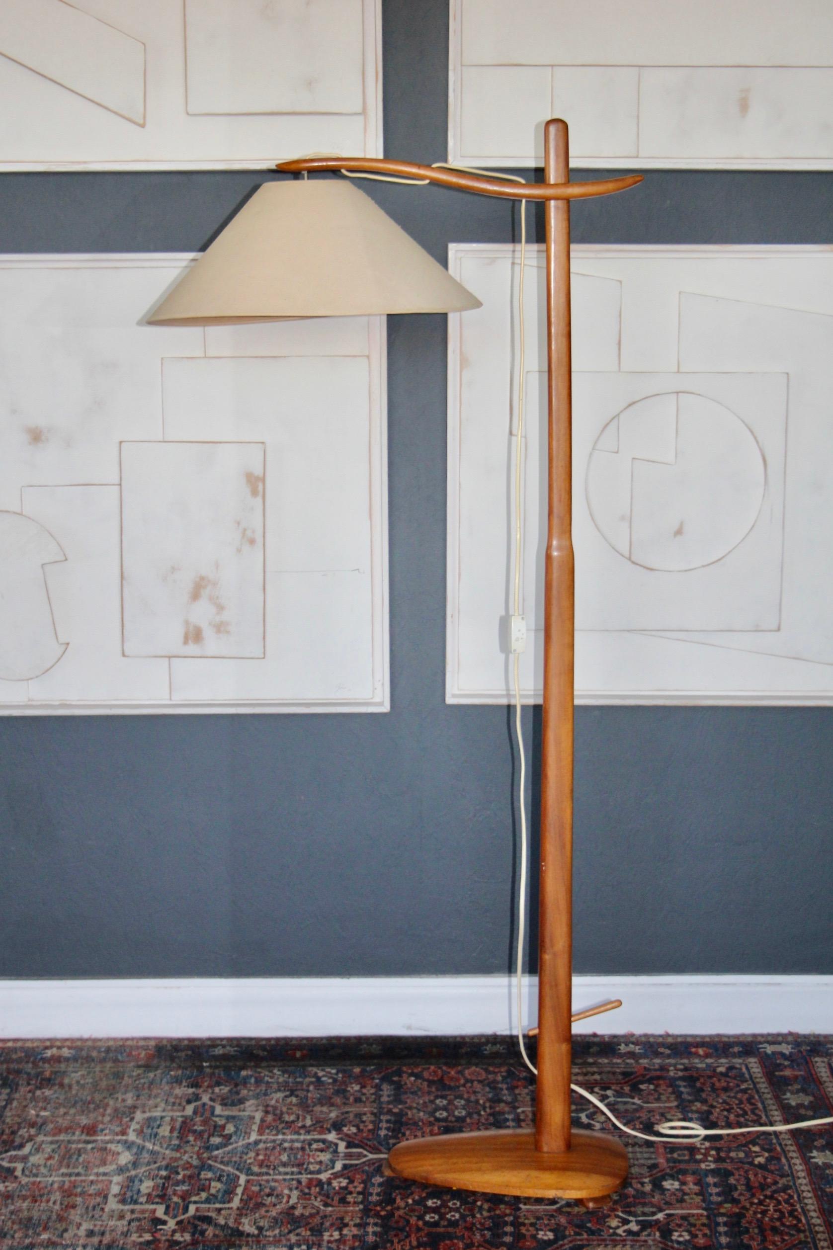 Attributes Franz Xaver Sproll mid century adjustable floor lamp 8