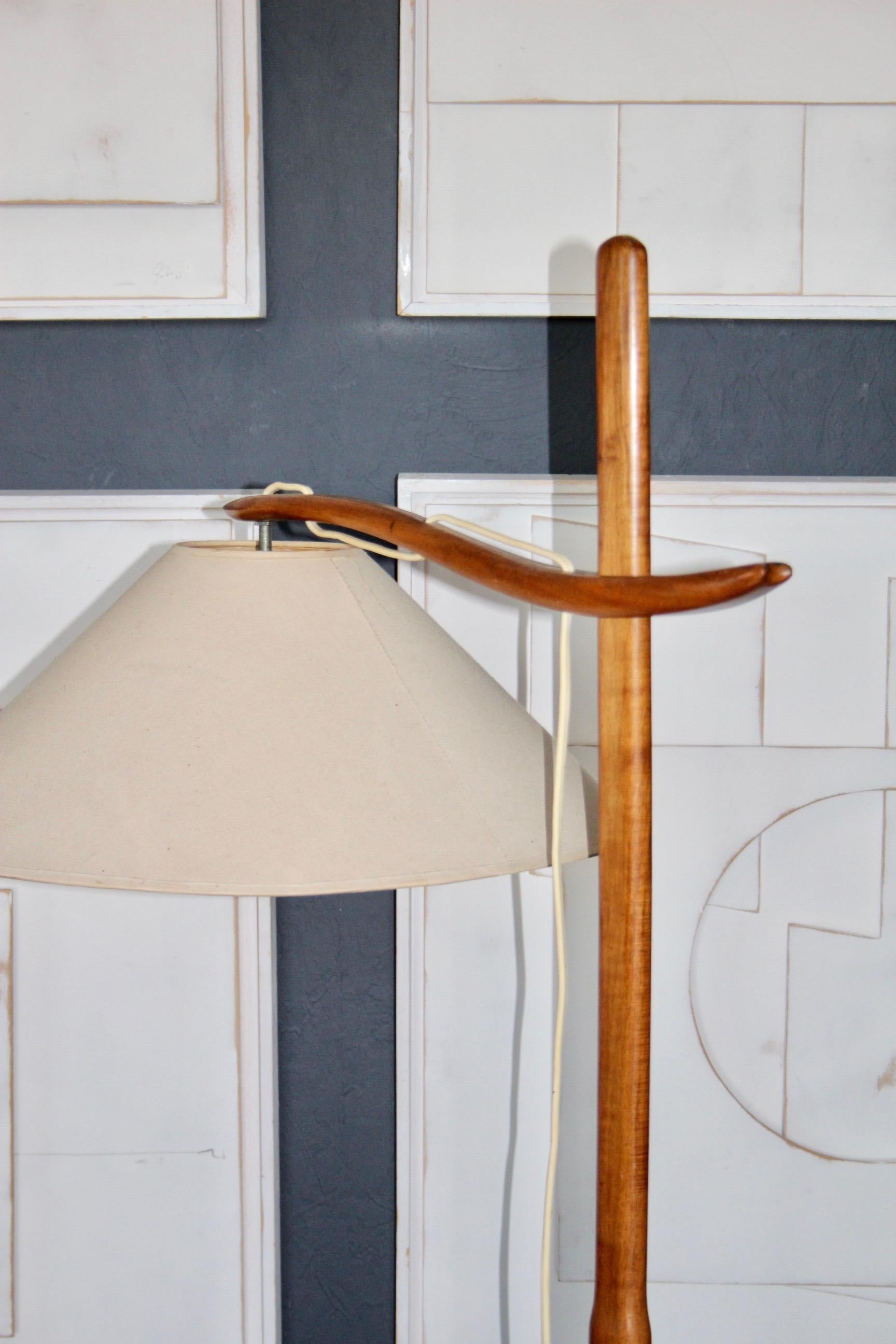Attributes Franz Xaver Sproll mid century adjustable floor lamp 9