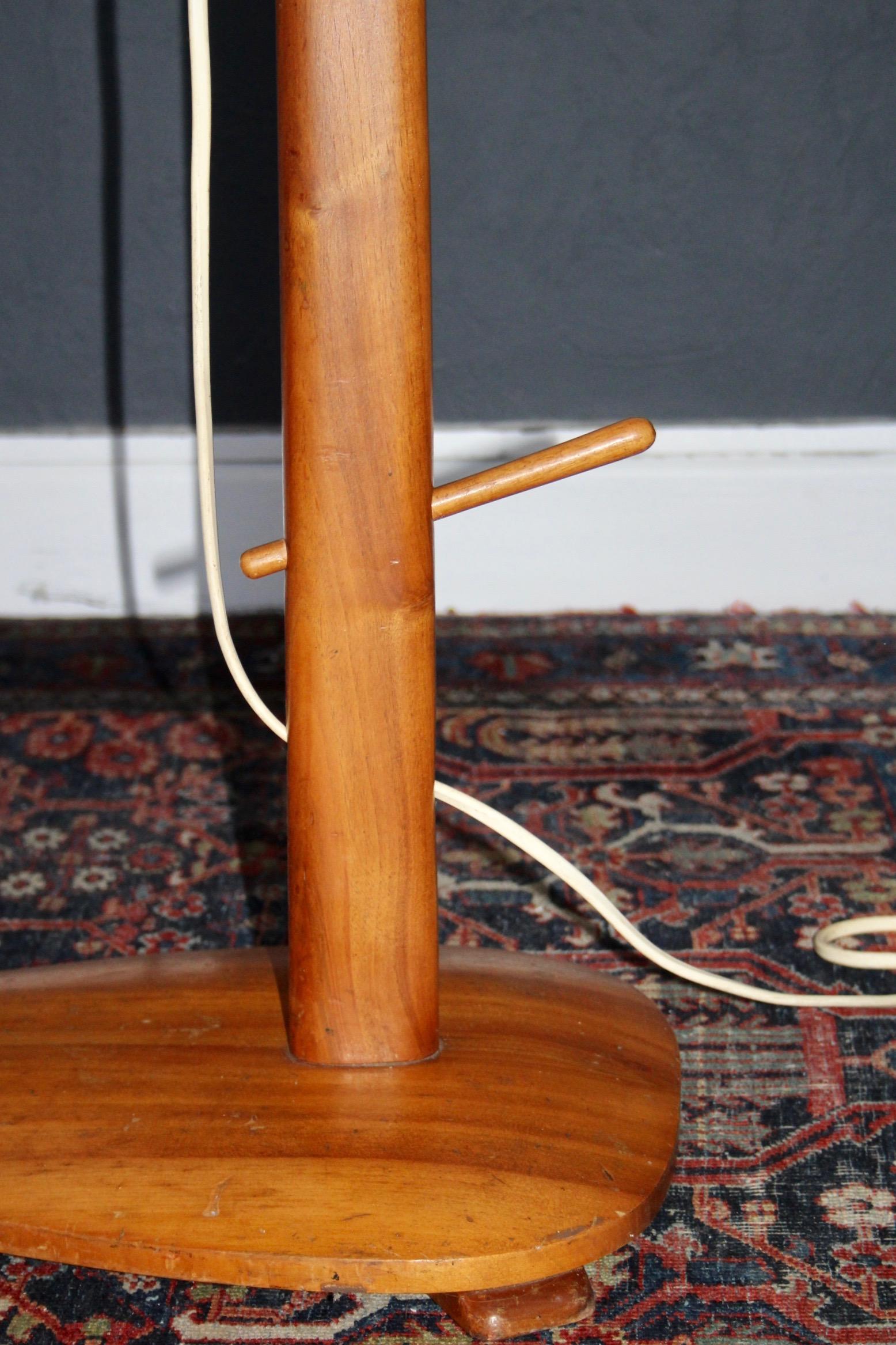 Mid-20th Century Attributes Franz Xaver Sproll mid century adjustable floor lamp