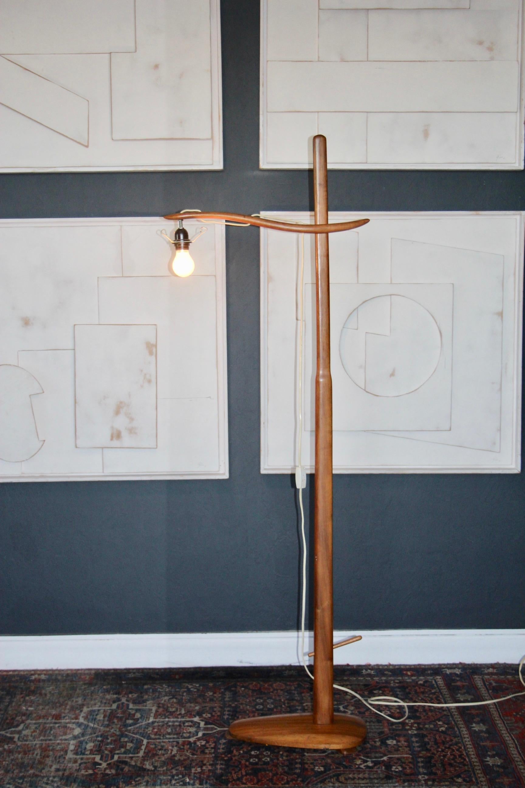 Attributes Franz Xaver Sproll mid century adjustable floor lamp 2
