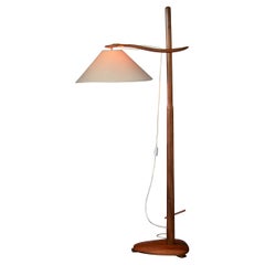 Attributes Franz Xaver Sproll mid century adjustable floor lamp