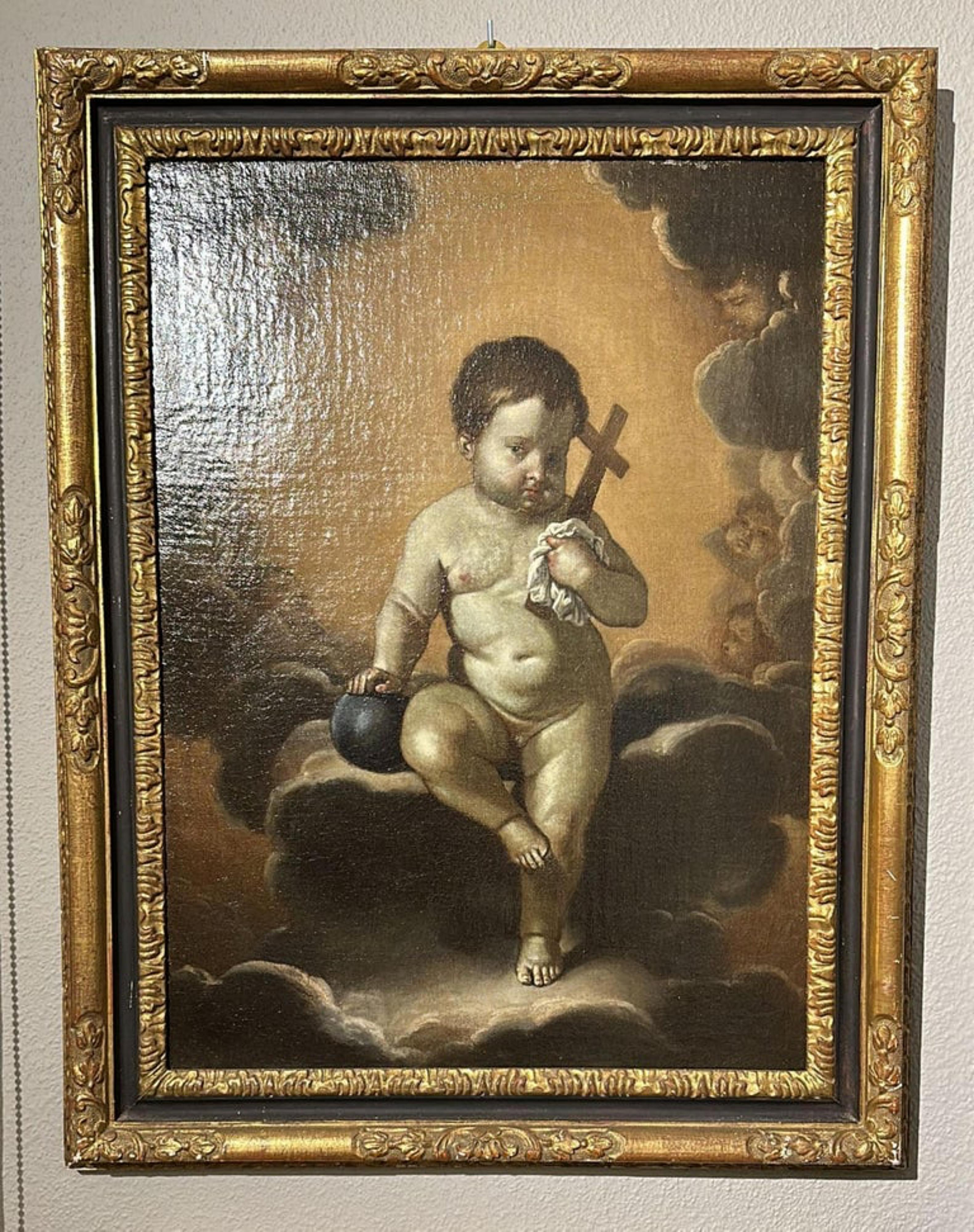 Mattia Preti „ Salvator Mundi“ 17. Jahrhundert (Geölt) im Angebot