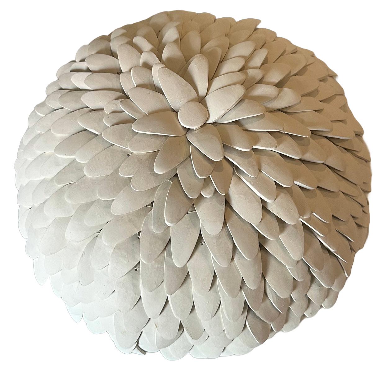 Powder-Coated Atwater Flush Mount with Powder Coated Frame 1 of 3 For Sale