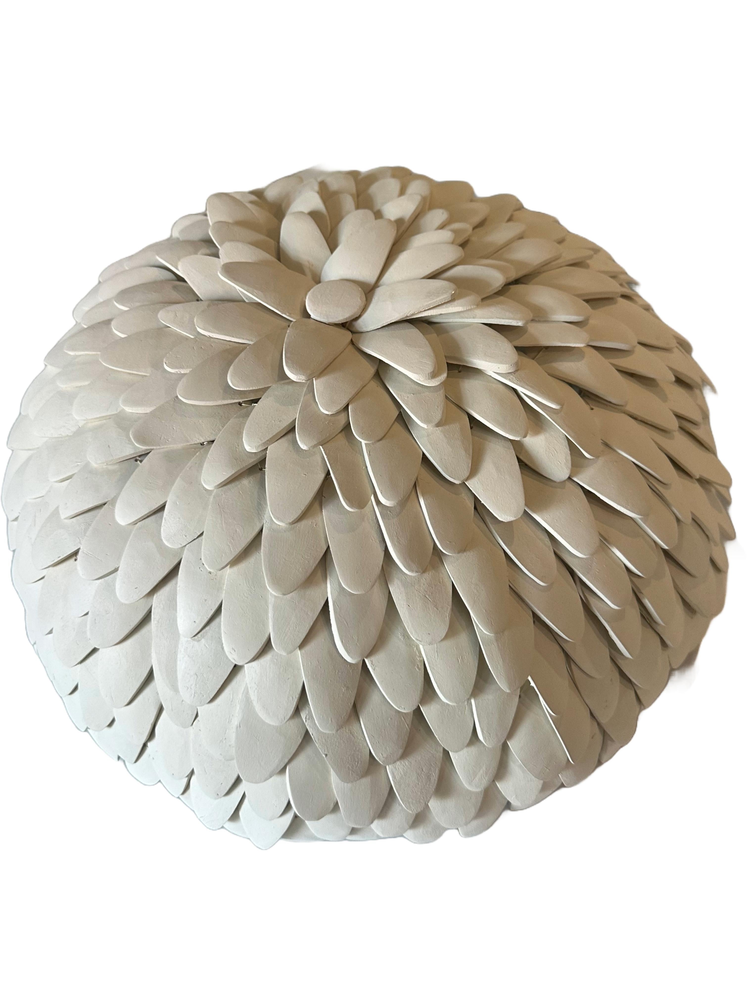 Atwater Flush Mount with Powder Coated Frame 1 of 3 In Good Condition For Sale In Dallas, TX