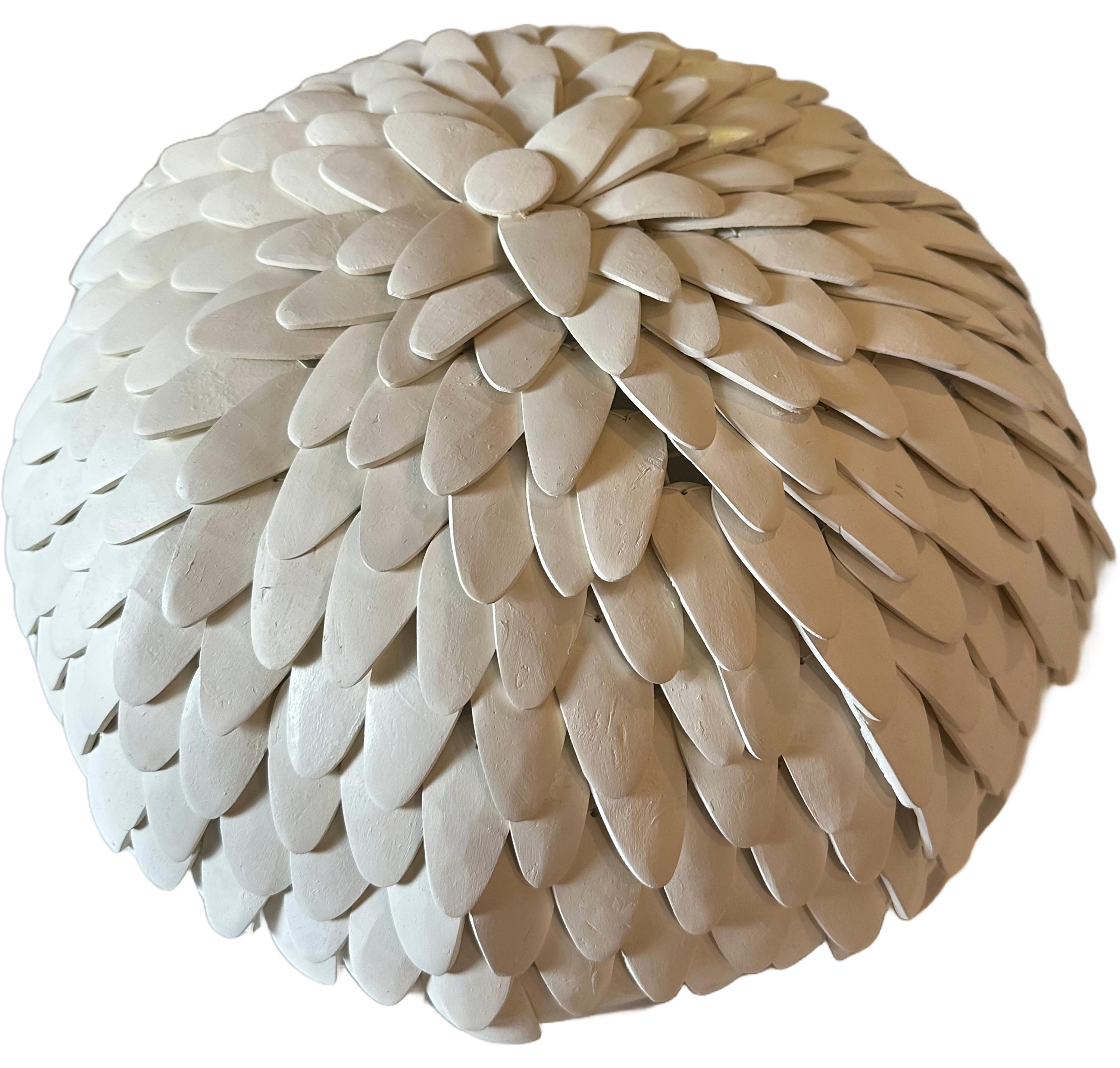 Powder-Coated Atwater Flush Mount with Powder Coated Frame 3 of 3 For Sale