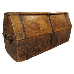 Atypical 18th Century Loire Mariner’s Trunk from France, “Marinier de Loire”