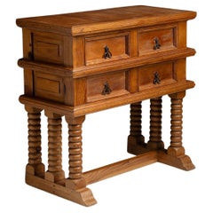 Atypical Fir Console, France circa 1960