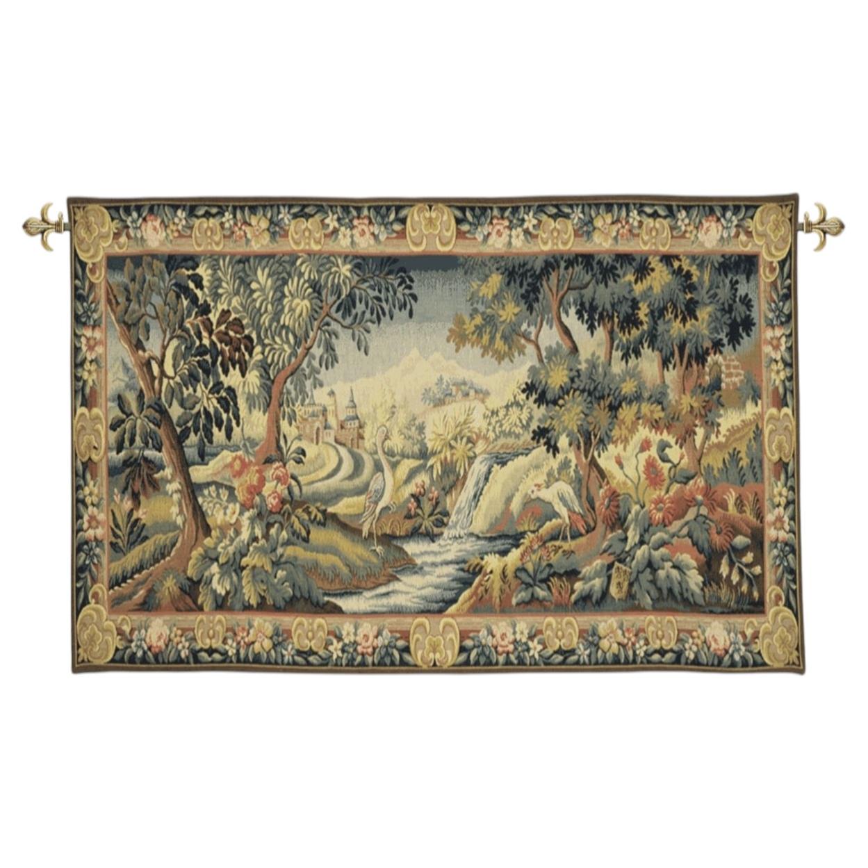 Au Bord de la Rivière Wandteppich mit Webstuhl - 2'4" x 5'0"