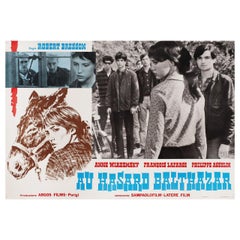 Au Hasard Balthazar 1971 Italian Fotobusta Film Poster