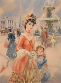 "Au Place de la Concorde" by John Strevens