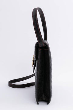 Au Sellier Deauville ostrich bag