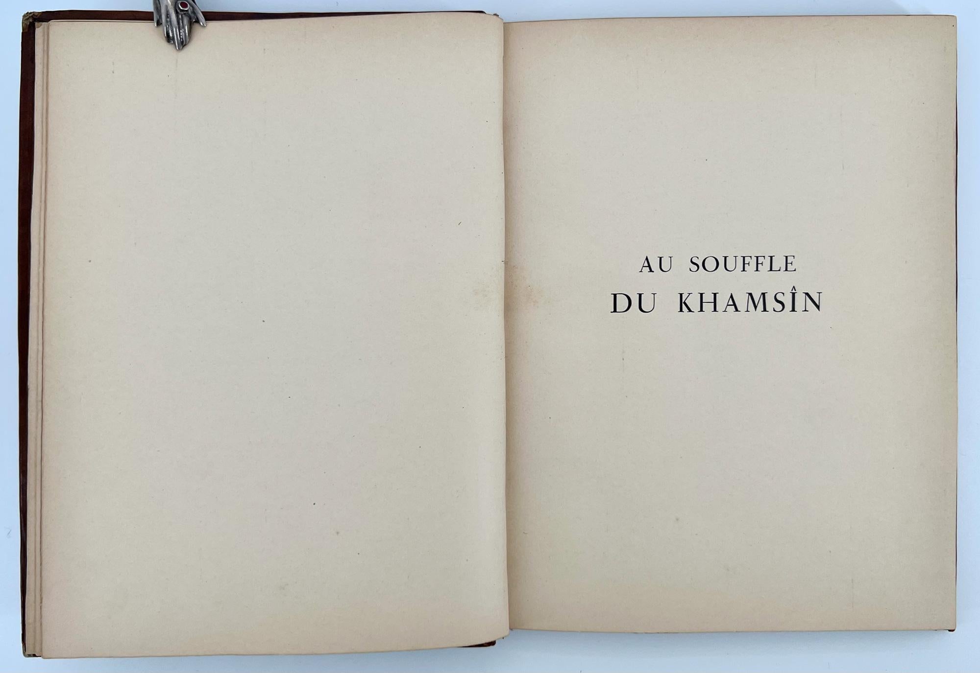 Au Souffle du Kasmin by Jeanne H. Chabal - illustrated poems  For Sale 3