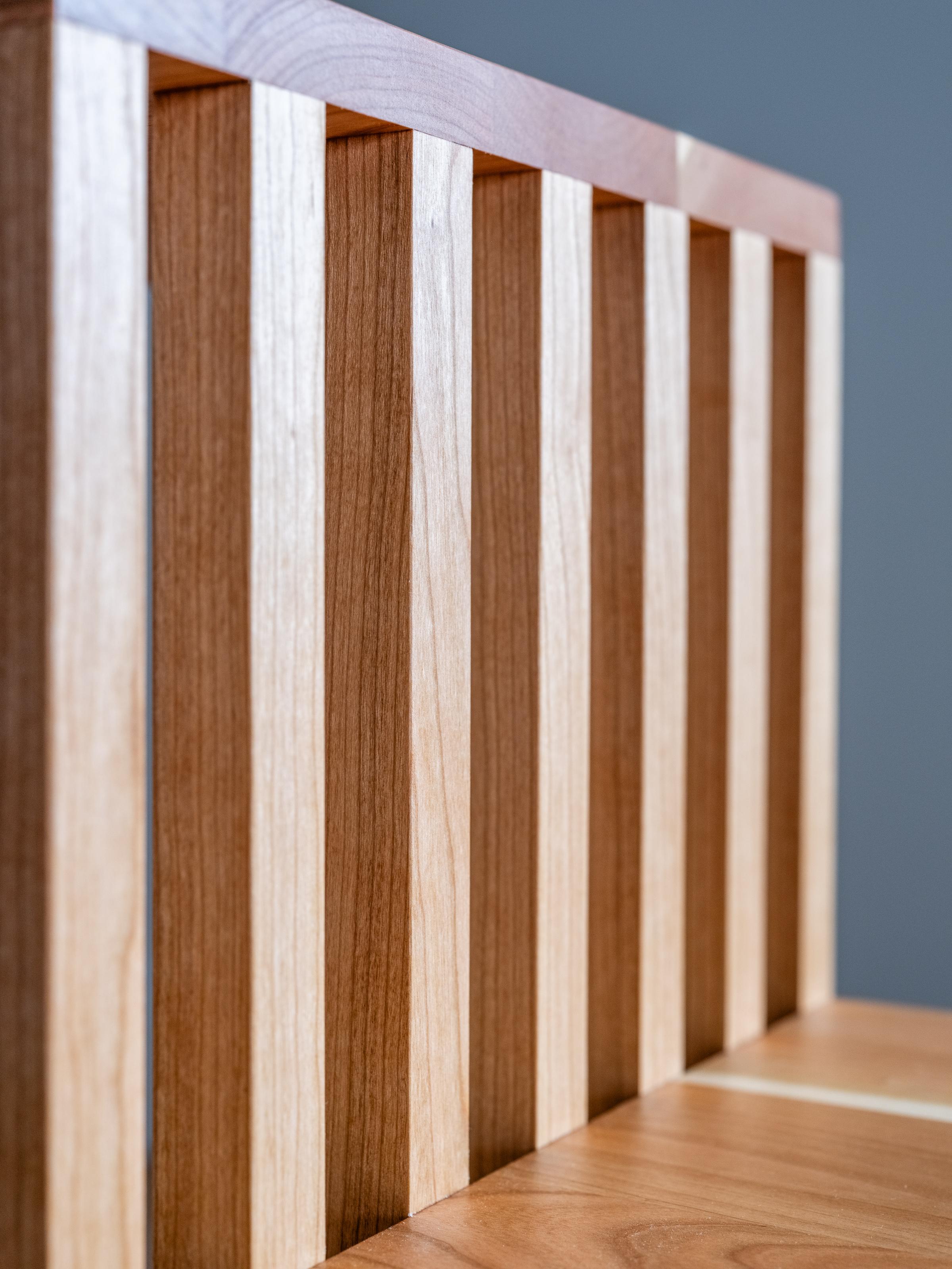 Japonisme Table d'appoint Aube en Wood Wood - Fabrication artisanale au Canada - Le Tenon & la Mortaise en vente