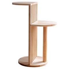 Aube Side Table in Sugar maple - Handcrafted in Canada - Le Tenon & la Mortaise