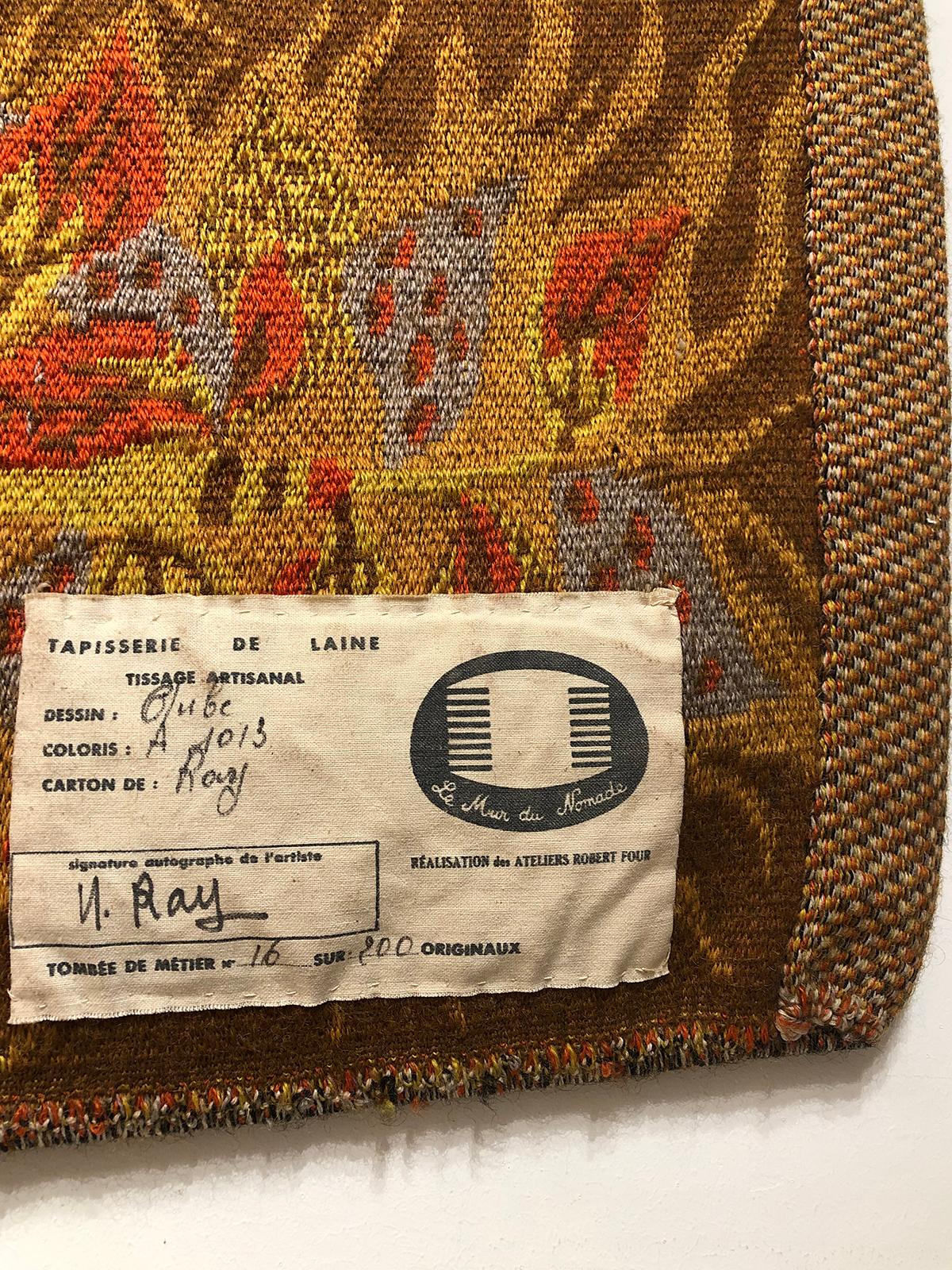 “Aube” Tapestry Signed M.Ray 1
