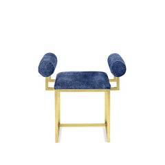 Aubergine Awaiting H Stool by Secondome Edizioni