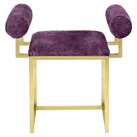 Aubergine Awaiting H Stool by Secondome Edizioni For Sale