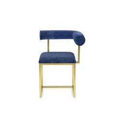 Sgabello Aubergine Awaiting L di Secondome Edizioni