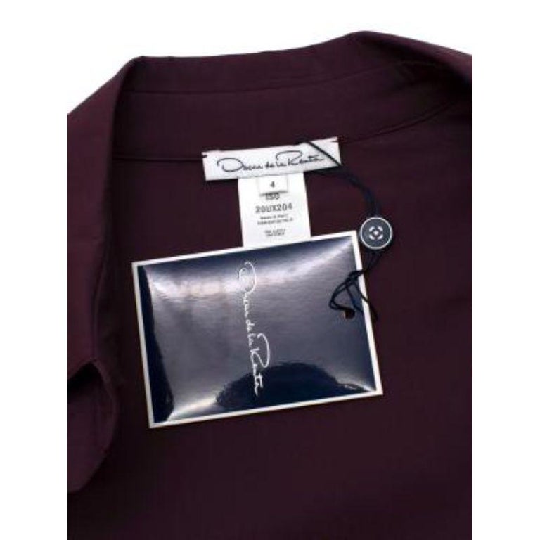 Button Shirt - Aubergine