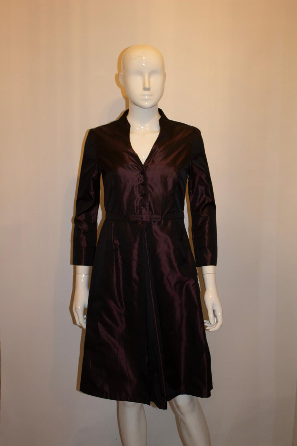 Vestido Berenjena de Yuko Shimokishi Negro en venta