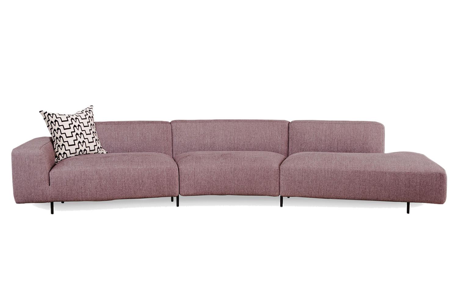 aubergine sofa