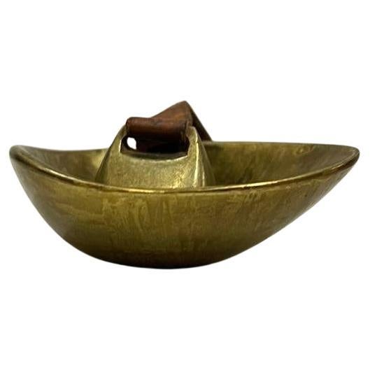 Carl Auböck ashtray with glow plug, signed, rare original piece from Austria 1950 , good original condition with slight traces of use