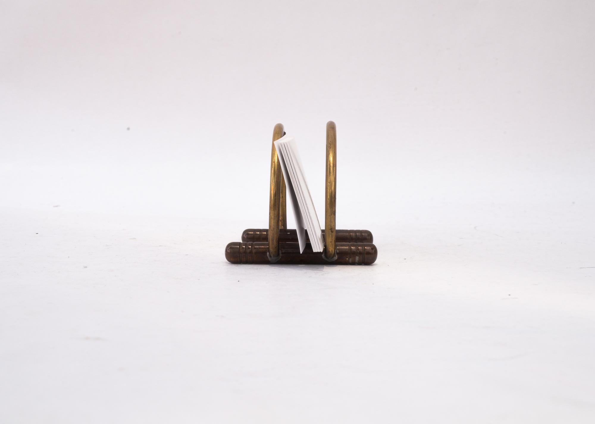 Auböck bussines card holder around 1950s In Good Condition For Sale In Wien, AT
