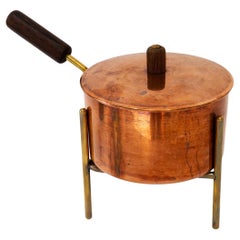 Auböck copper water boiler with stand around 1950s ( marked on bottom )
