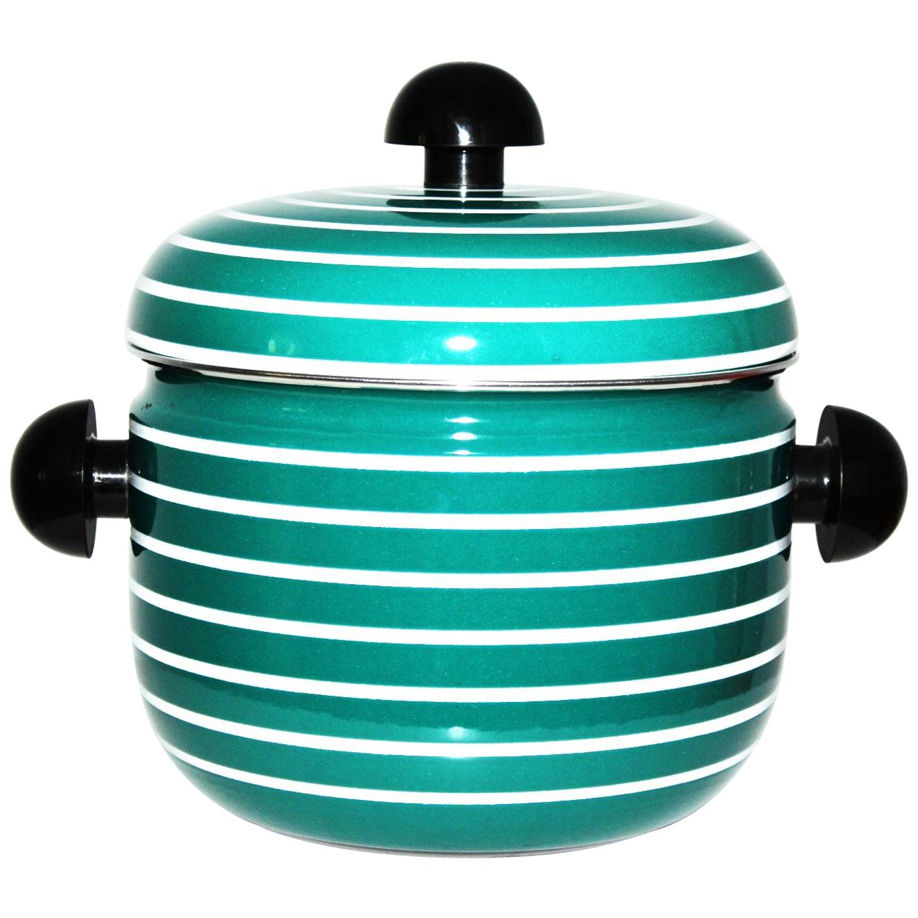 Auböck Enamel Cooking Pot, 1970 For Sale