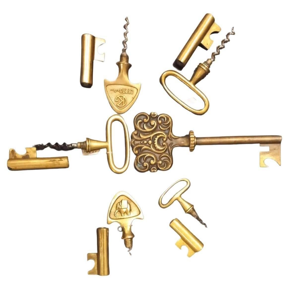 Mid-20th Century Auböck, key corkscrew, collection, Vienna Austria For Sale