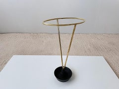 Carl Auböck Midcentury Modern Brass Umbrella Stand, 1950s, Austria