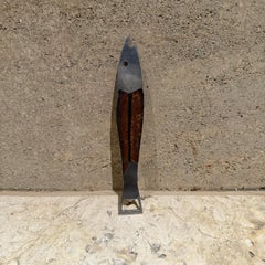 Aubock Neptuno Pez Abrebotellas Mango de Cuero Austria Arthur Salm