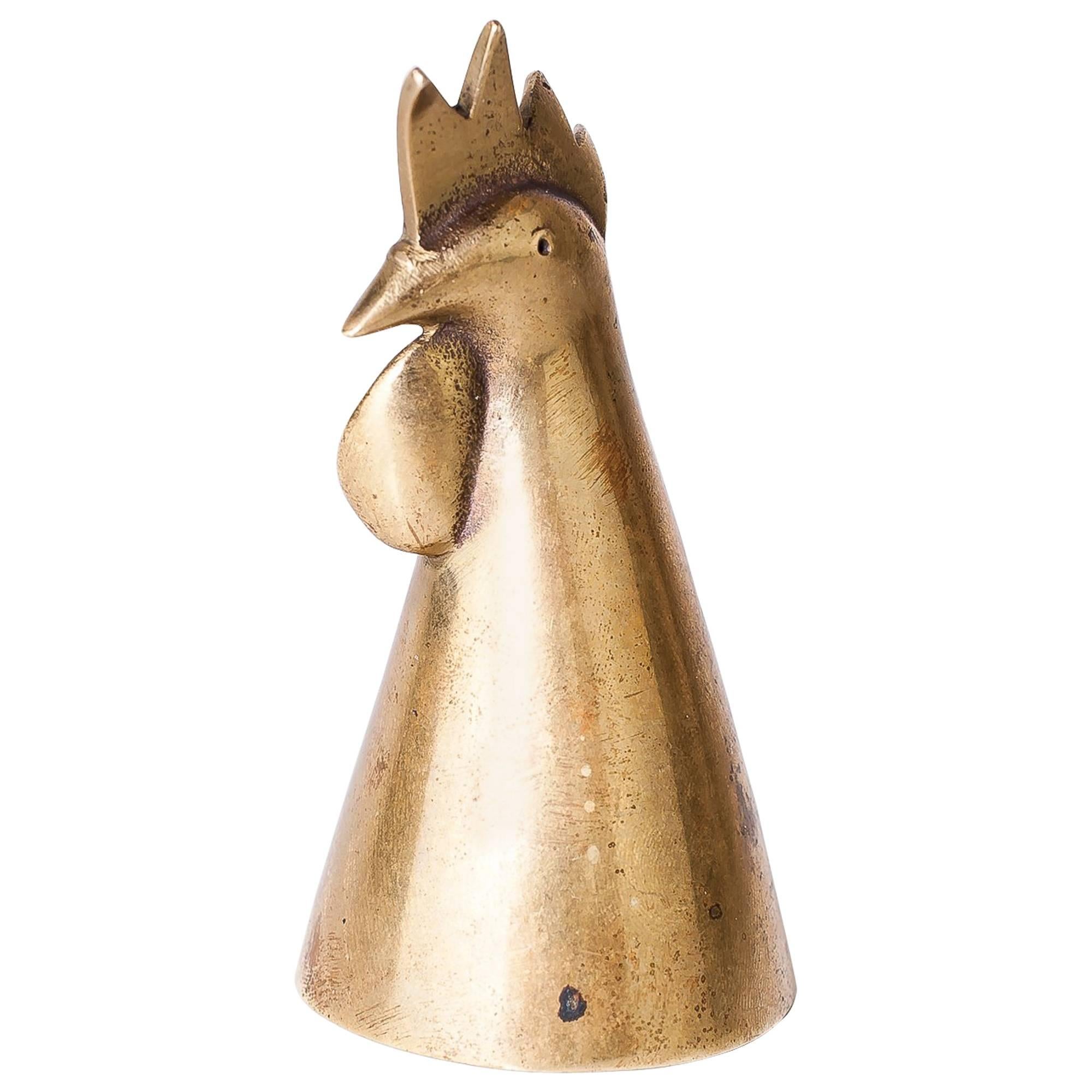Auböck Rooster Bottle Stopper, circa 1950s For Sale