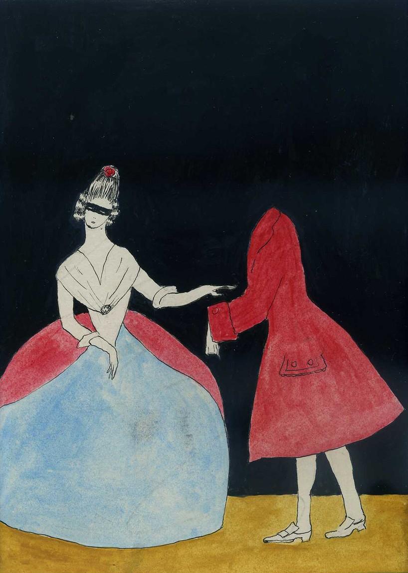 Figurative Painting Aubrey Beardsley - Le charmant fantôme