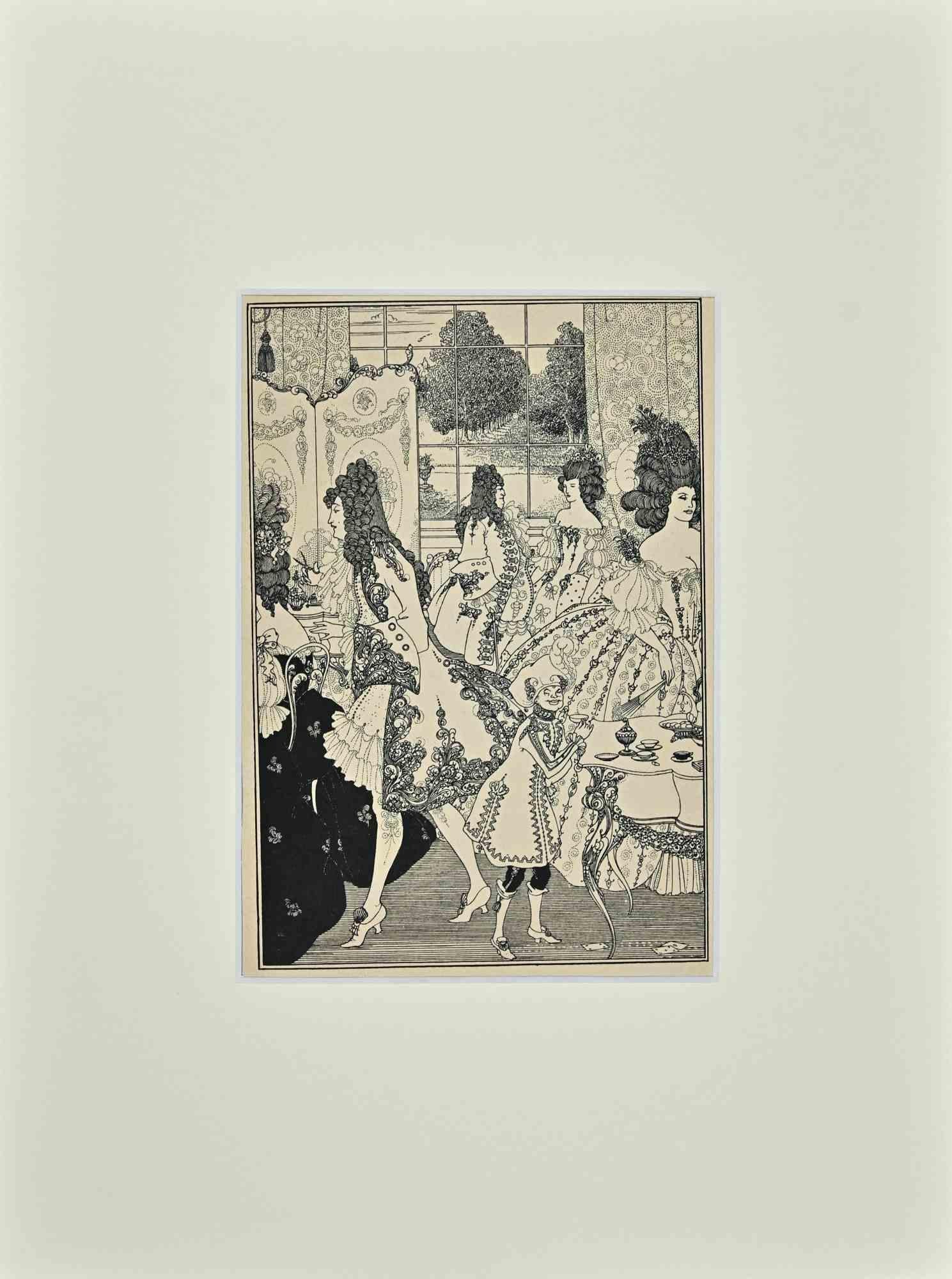 The Dancing is an original lithograph realized by Aubrey Beardsley in 1896, as part of the Suite 