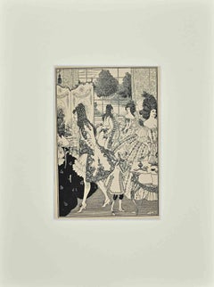 La danza - Litografia di Aubrey Beardsley - 1896