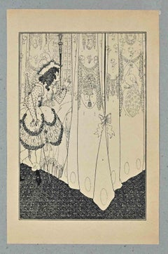 Woman - Original Lithograph by Aubrey Beardsley - 1896
